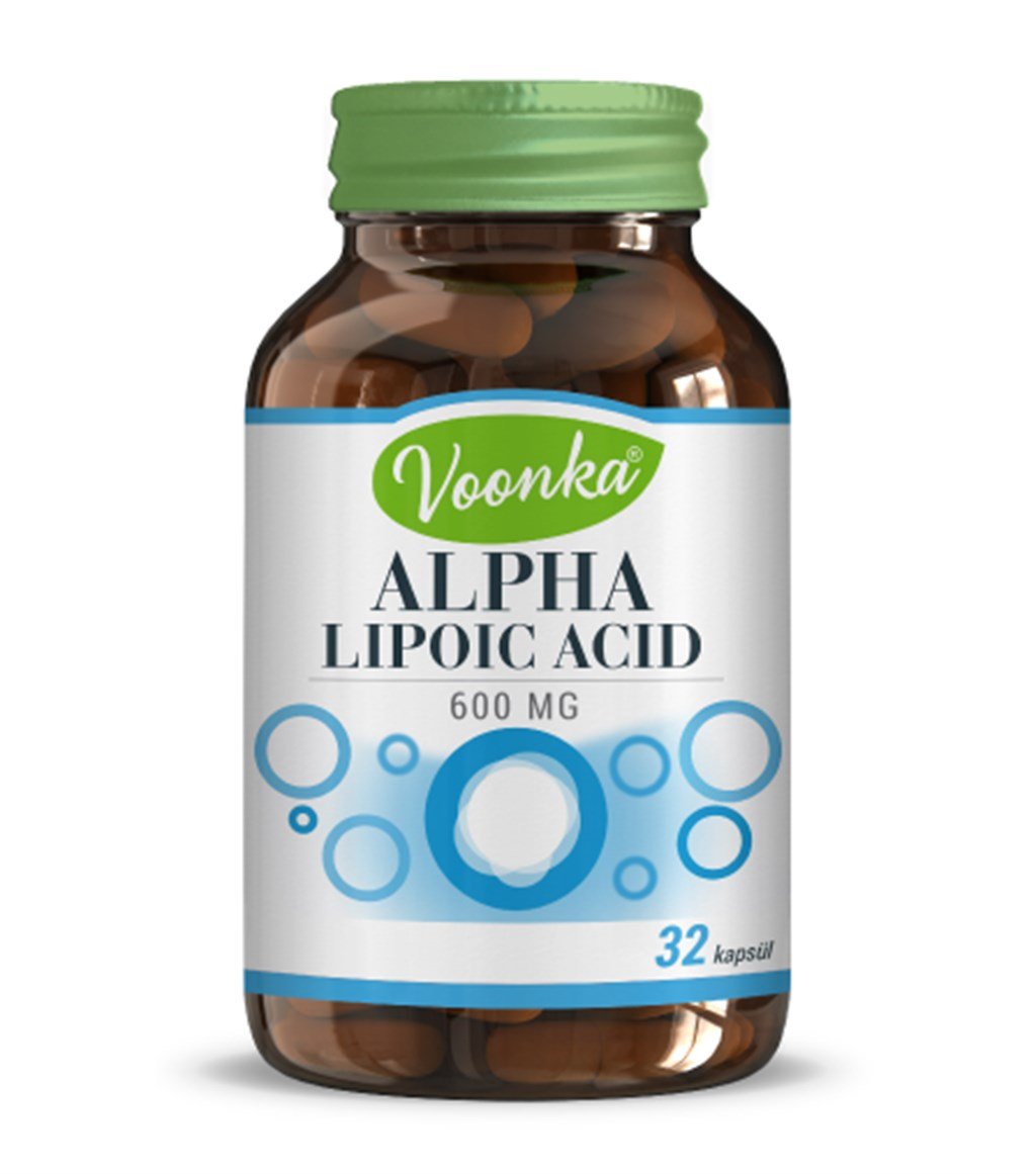 Voonka Alpha Lipoic Acid 600mg 32 Kapsül