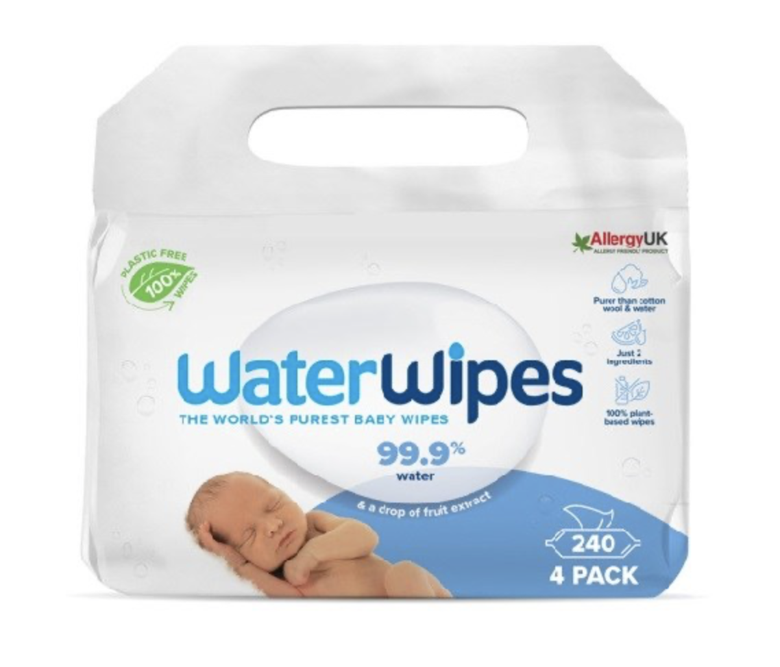WaterWipes Bio 60 Yaprak 4'lü Paket Islak Mendil