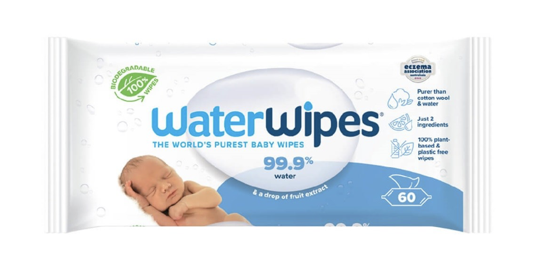 WaterWipes Bio 60 Yaprak Islak Mendil