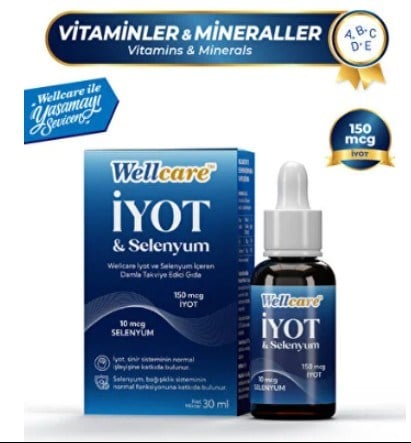 Wellcare İyot & Selenyum Oral Damla 30 ml
