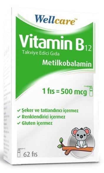Wellcare Vitamin B12 500mcg 5ml Sprey