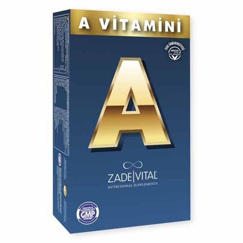 Zade Vital A Vitamini Blister 30 Kapsül