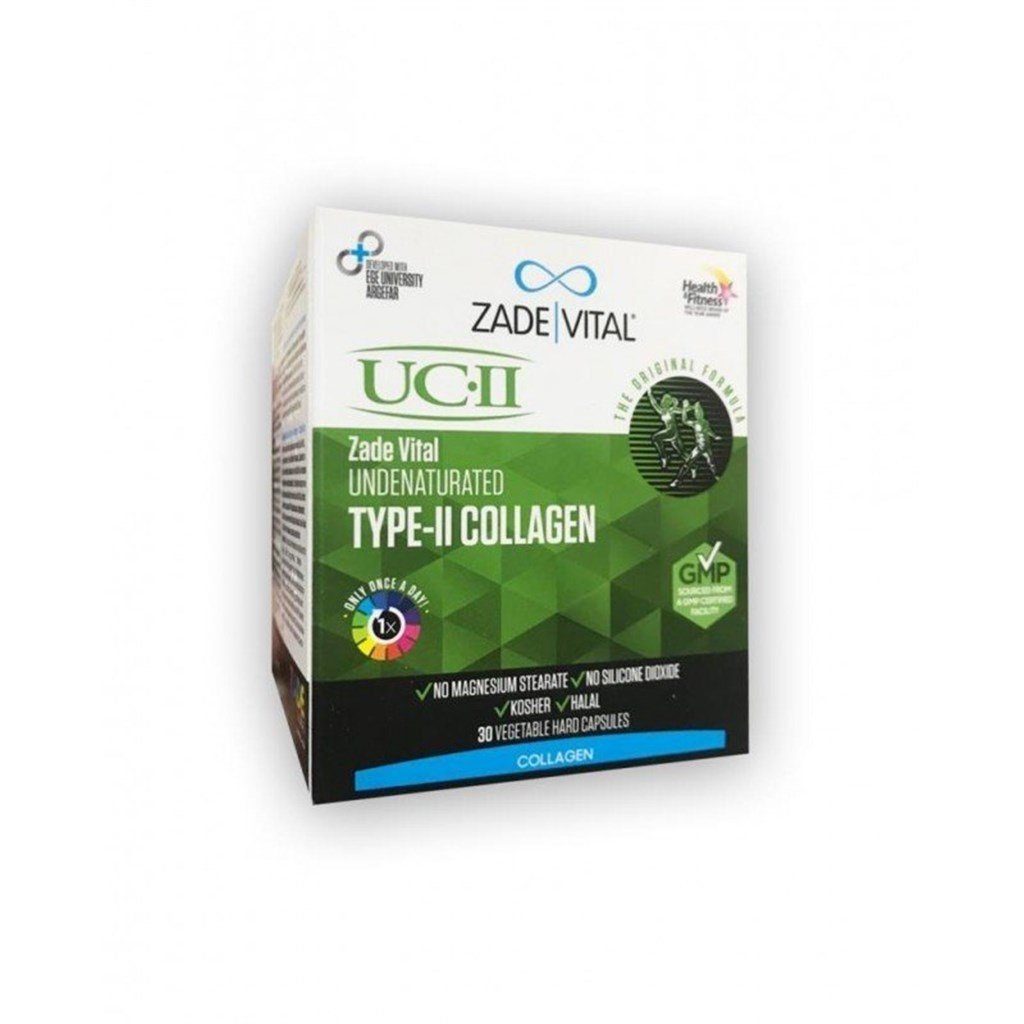Zade Vital Doğası Değiştirilmemiş Tip-II Kollajen 30 Kapsül