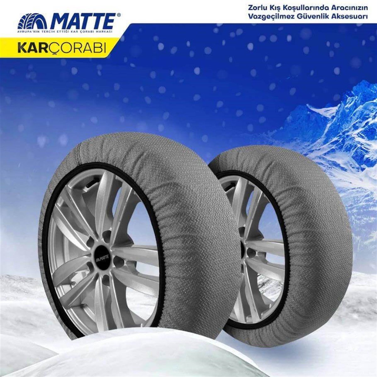 235/55 R16 Matte Extra Pro Serisi Kar Çorabı