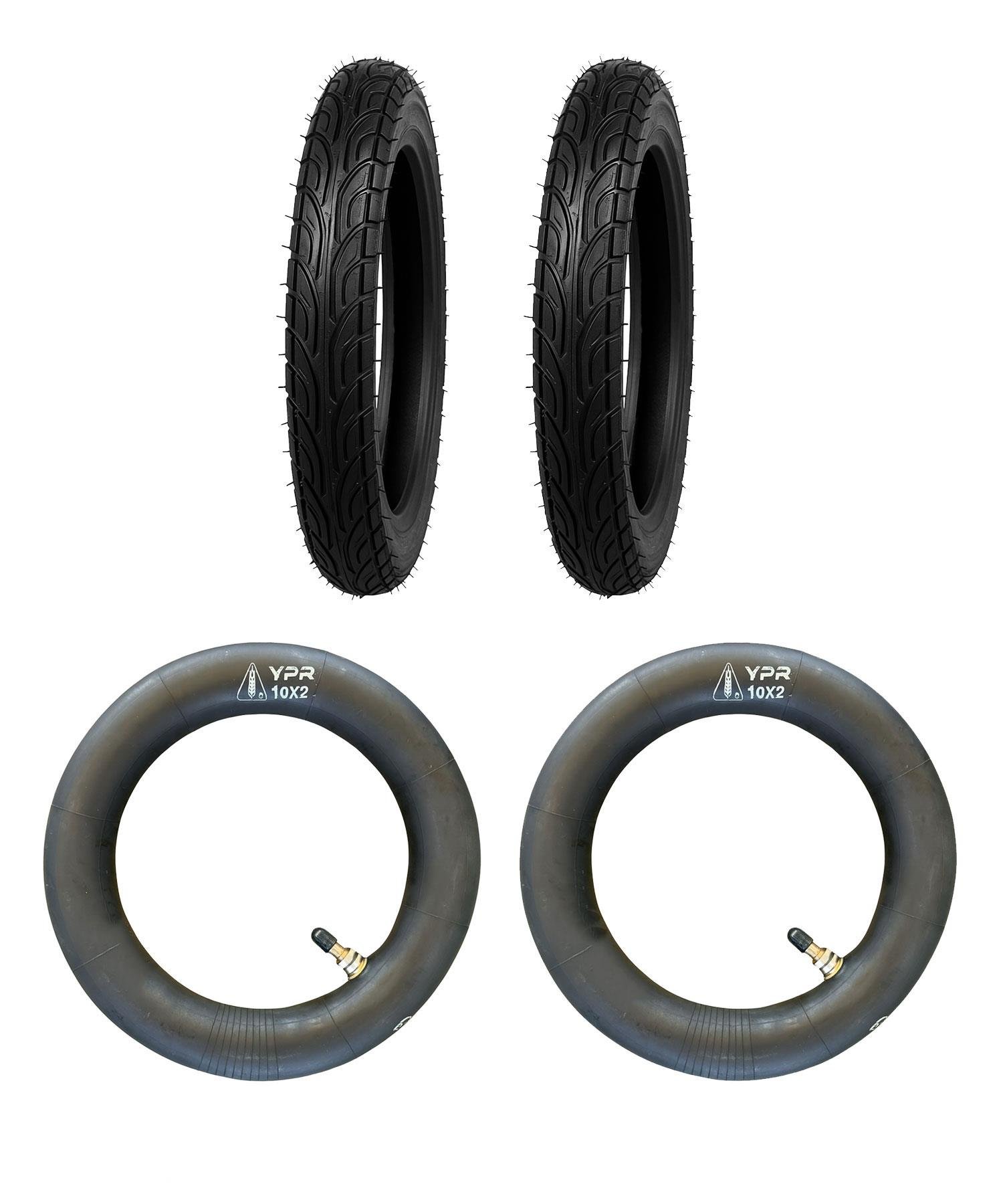 Bizymo YPR 10x2 Scooter Lastik + İç Lastik Seti (2 Dış Lastik + 2 İç Lastik)