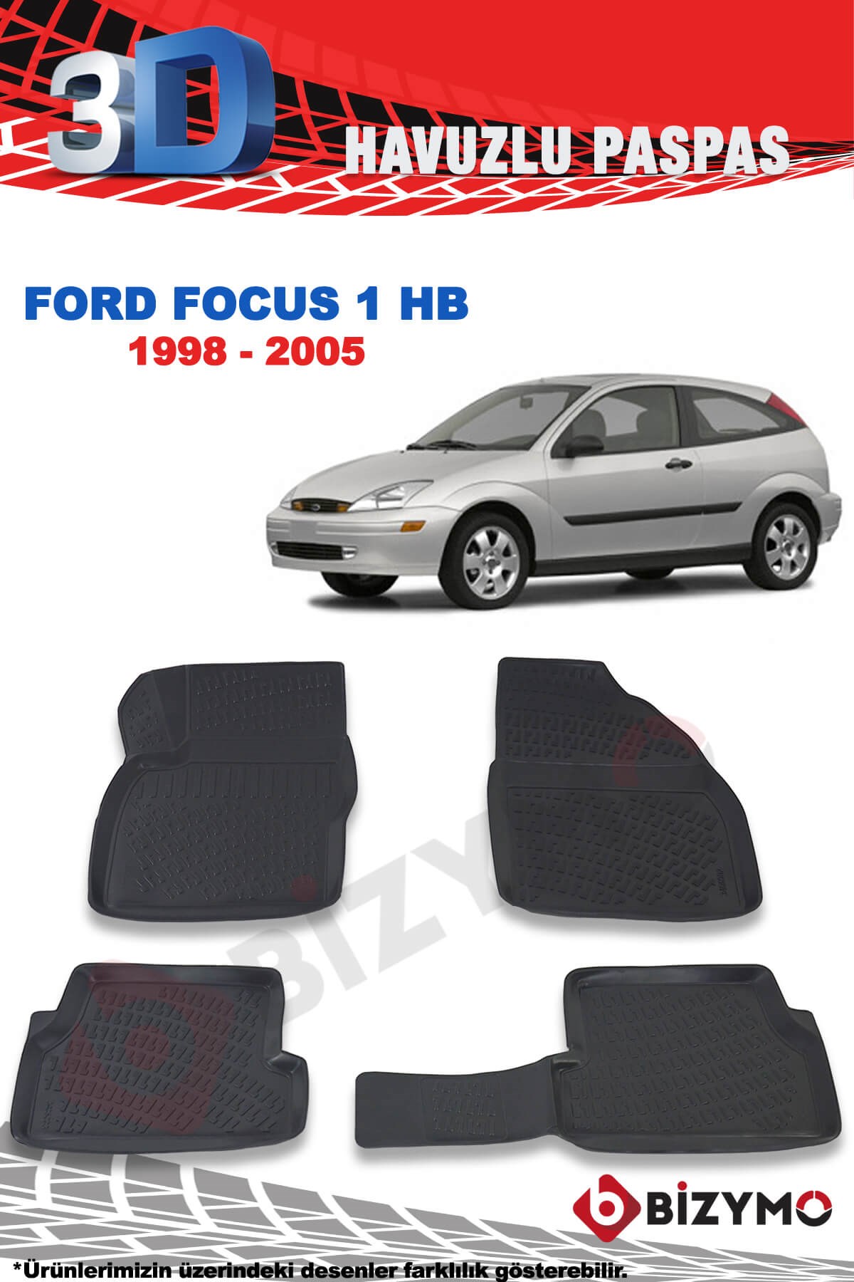 Ford Focus 1 Hb 1998-2005 3D Paspas Takımı Bizymo