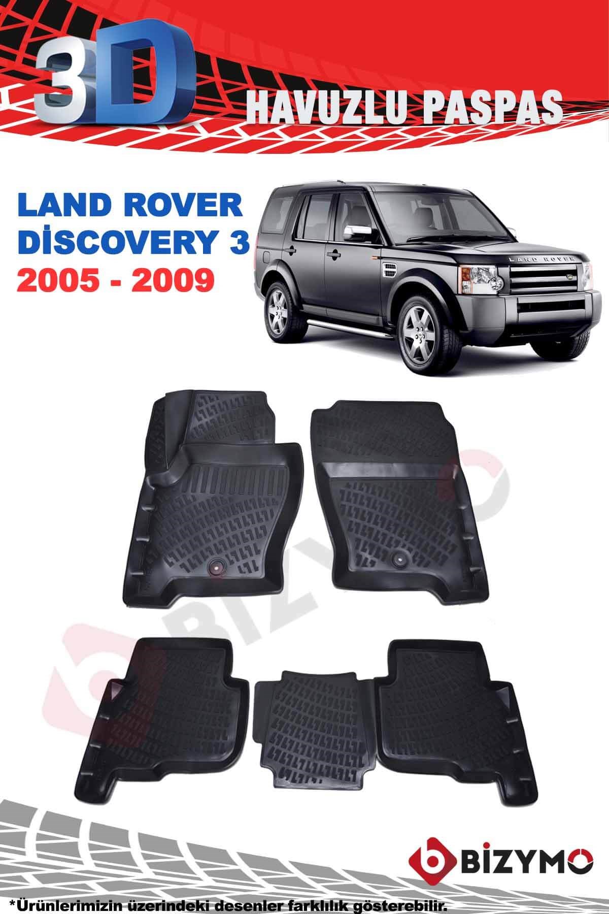 Land Rover Discovery 3 2005-2009 3D Havuzlu Paspas Takımı Bizymo