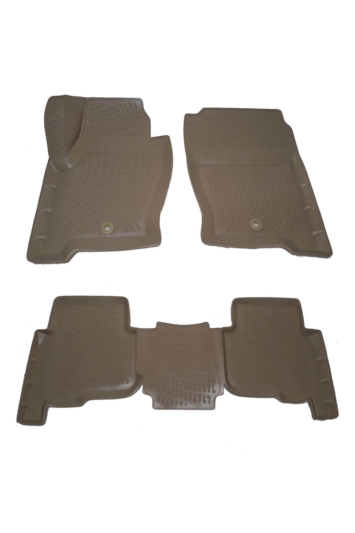 Land Rover Discovery 3 2005-2009 Bej 3D Havuzlu Paspas Takımı Bizymo