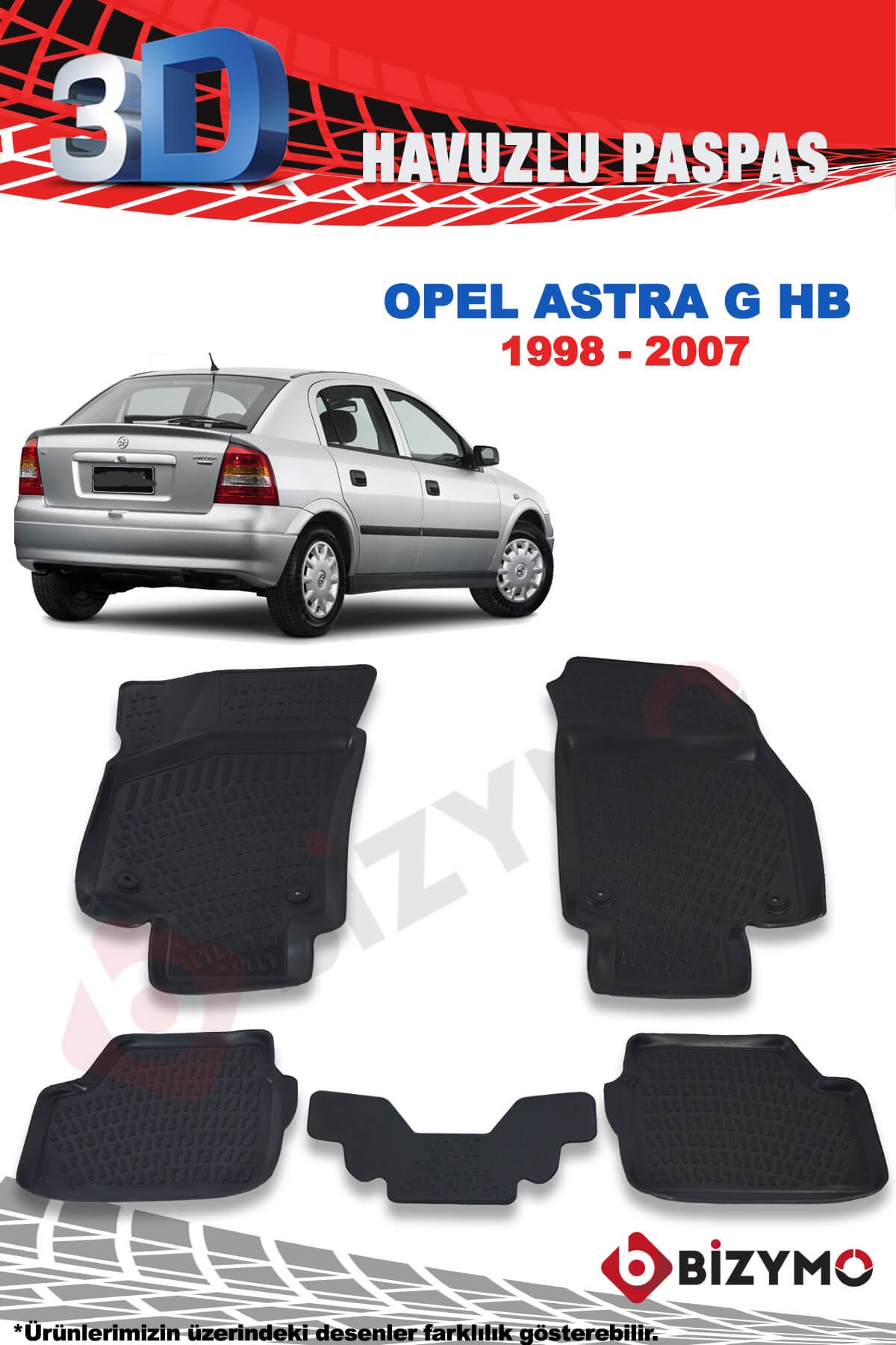 Opel Astra G Hb 1998-2007 3D Paspas Takımı Bizymo