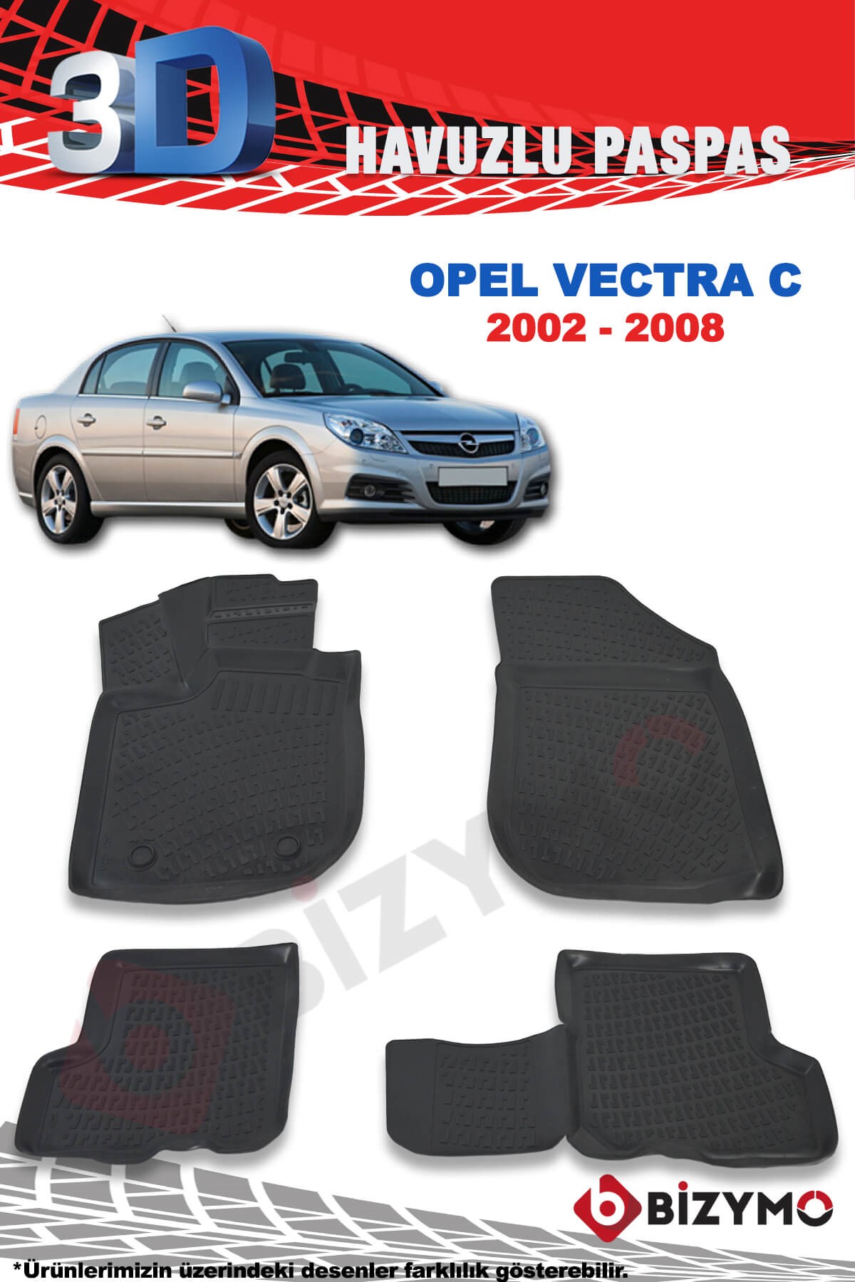 Opel Vectra C 2002-2008 3D Paspas Takımı Bizymo