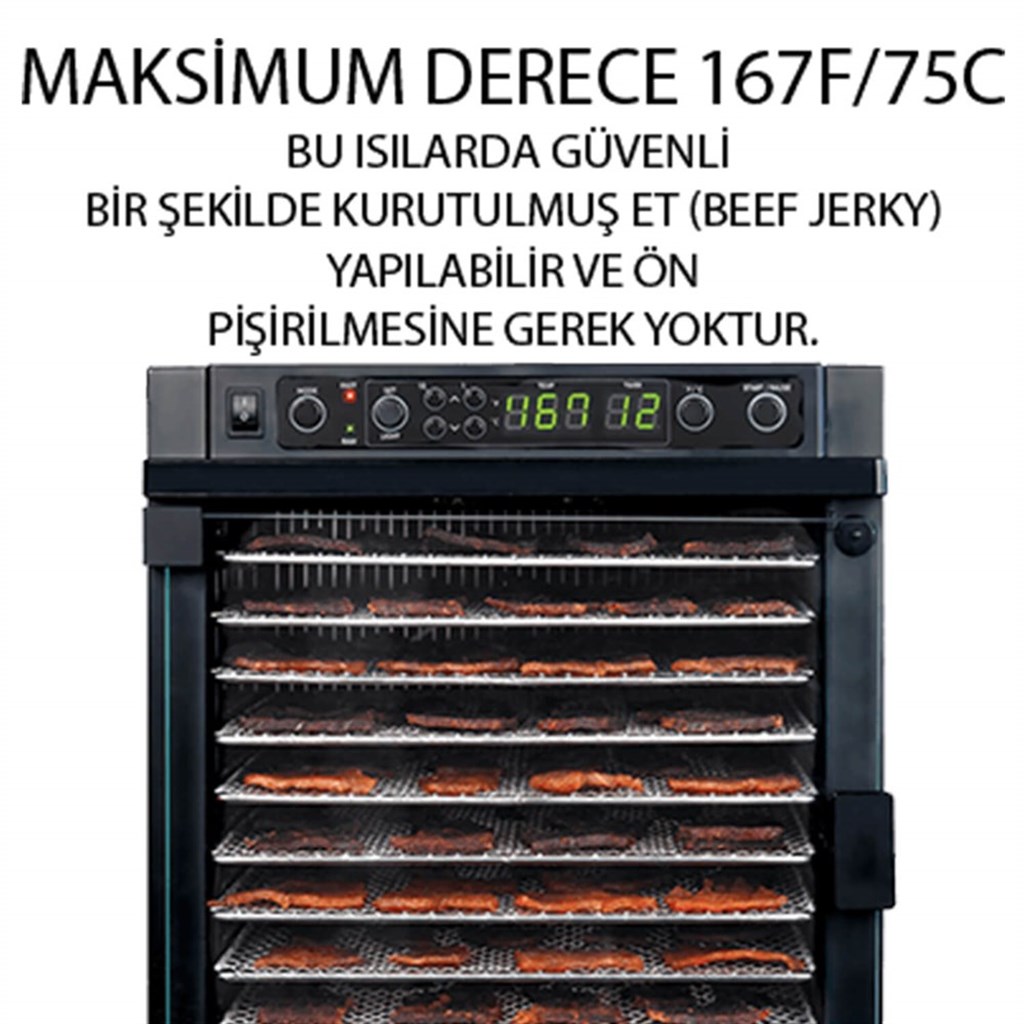 Tribest Sedona Express SDE-S6780-F Paslanmaz Çelik Tepsili 25 lt. Meyve ve Sebze Kurutma Makinesi