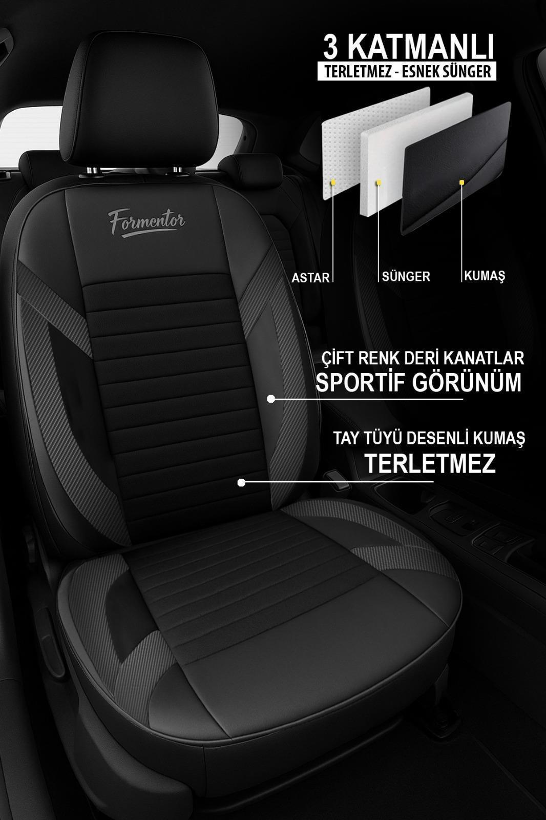 Formentor Tay Tüyü Üniversal Oto Koltuk Kılıfı 