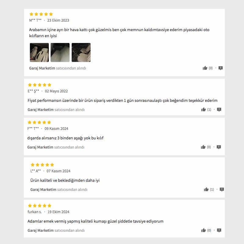 Oniks Oto Koltuk Kılıfı Bej