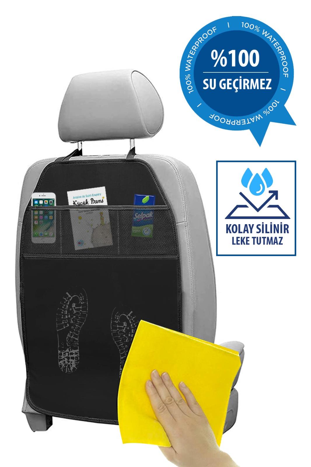 Oto Koltuk Arkası Koruyucu Organizer 2'li