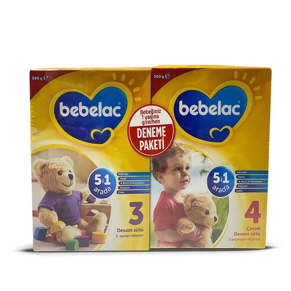 Bebelac 3 Devam Sütü 500 Gr + 4 Numara 500 Gr