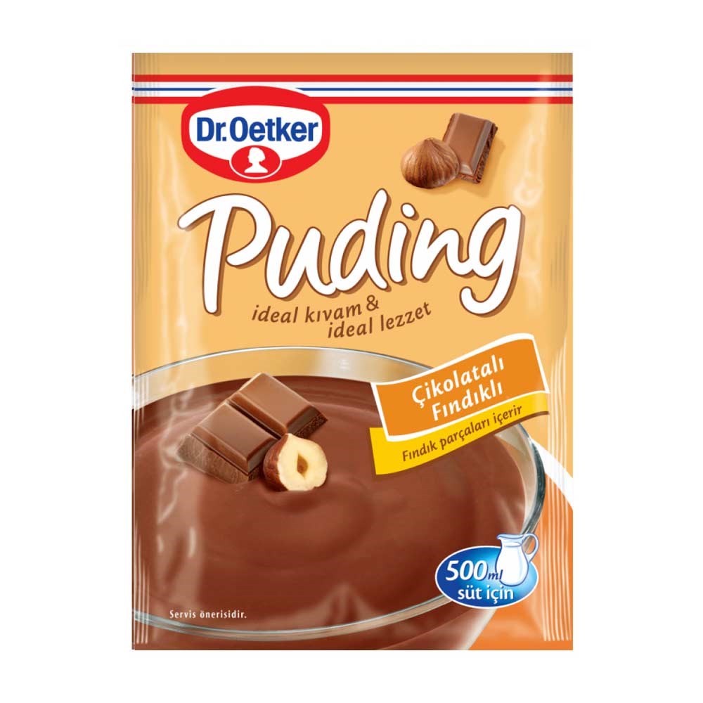 Dr.Oetker Puding Çikolatalı Fındıklı