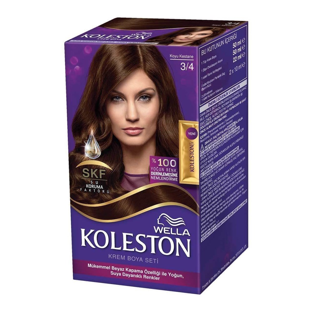 Koleston Kit 3/4 Koyu Kestane