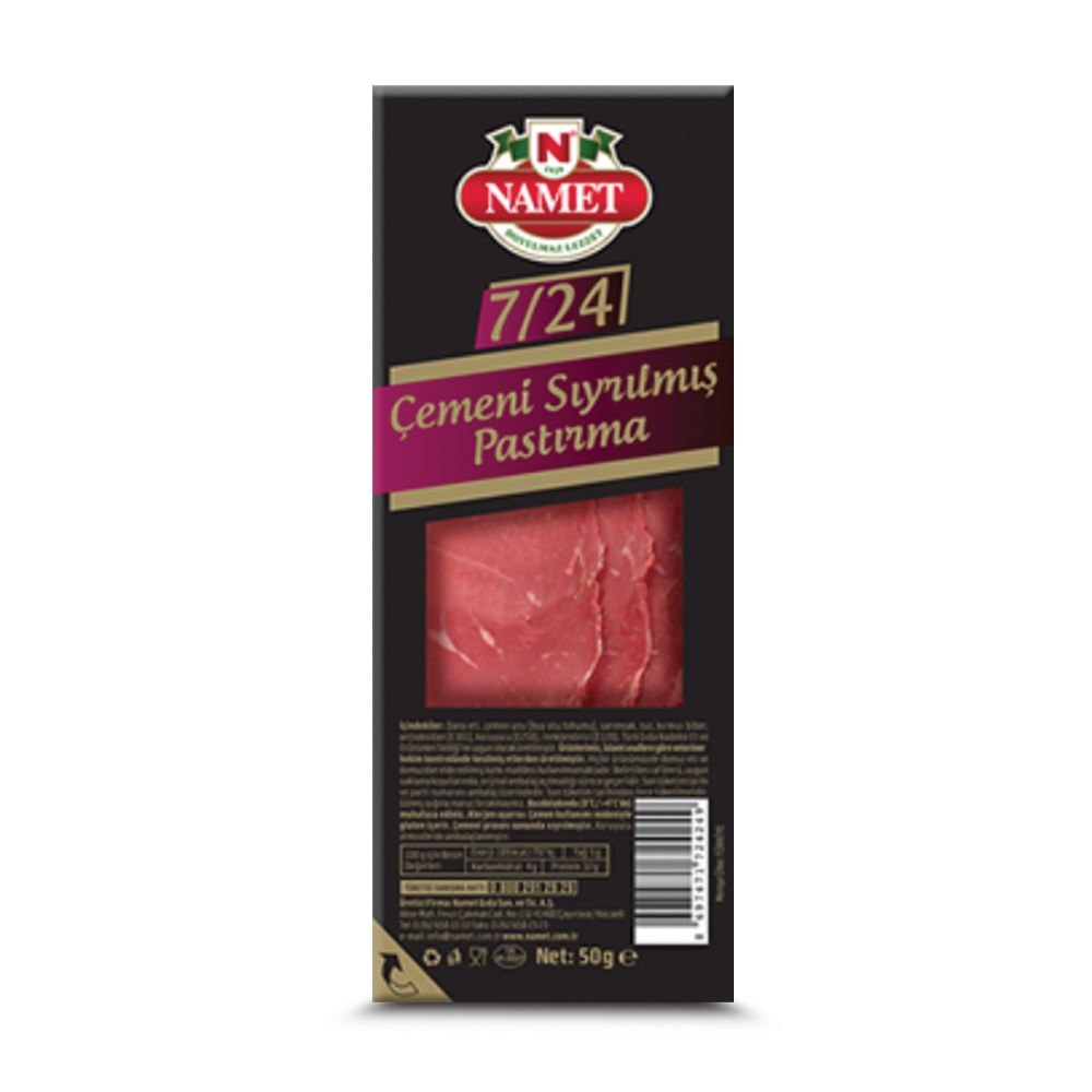 Namet Dana Pastırma 7/24 50 gr