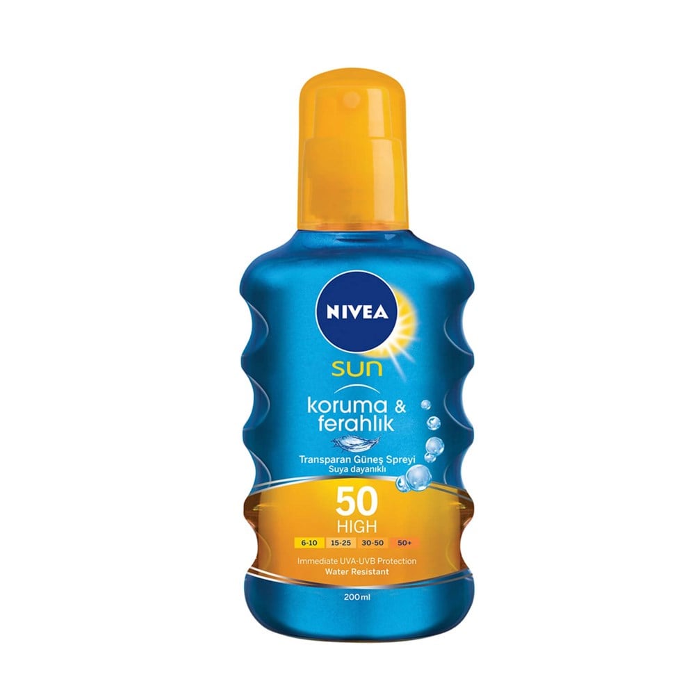 Nsun Güneş Süper Koruyucu Ferahlatan Transparan 50F 200 ml