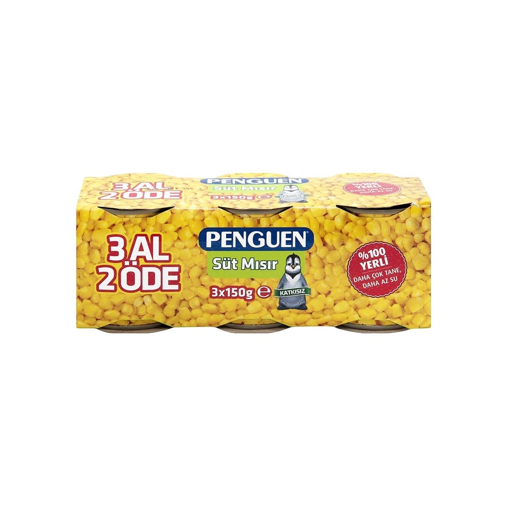 Penguen Mısır Konservesi 3x150 gr