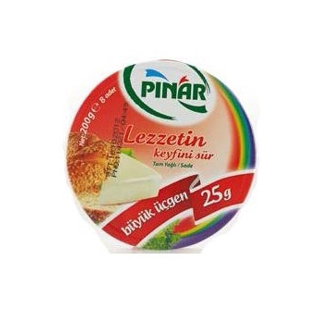 Pınar Üçgen Peynir Tam Yağlı 8x25 Gr