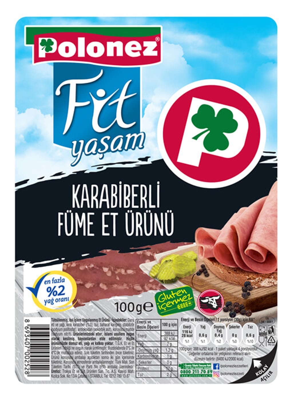 POLONEZ FUME ET BIBERLI 2*100 GR AVANTAJ