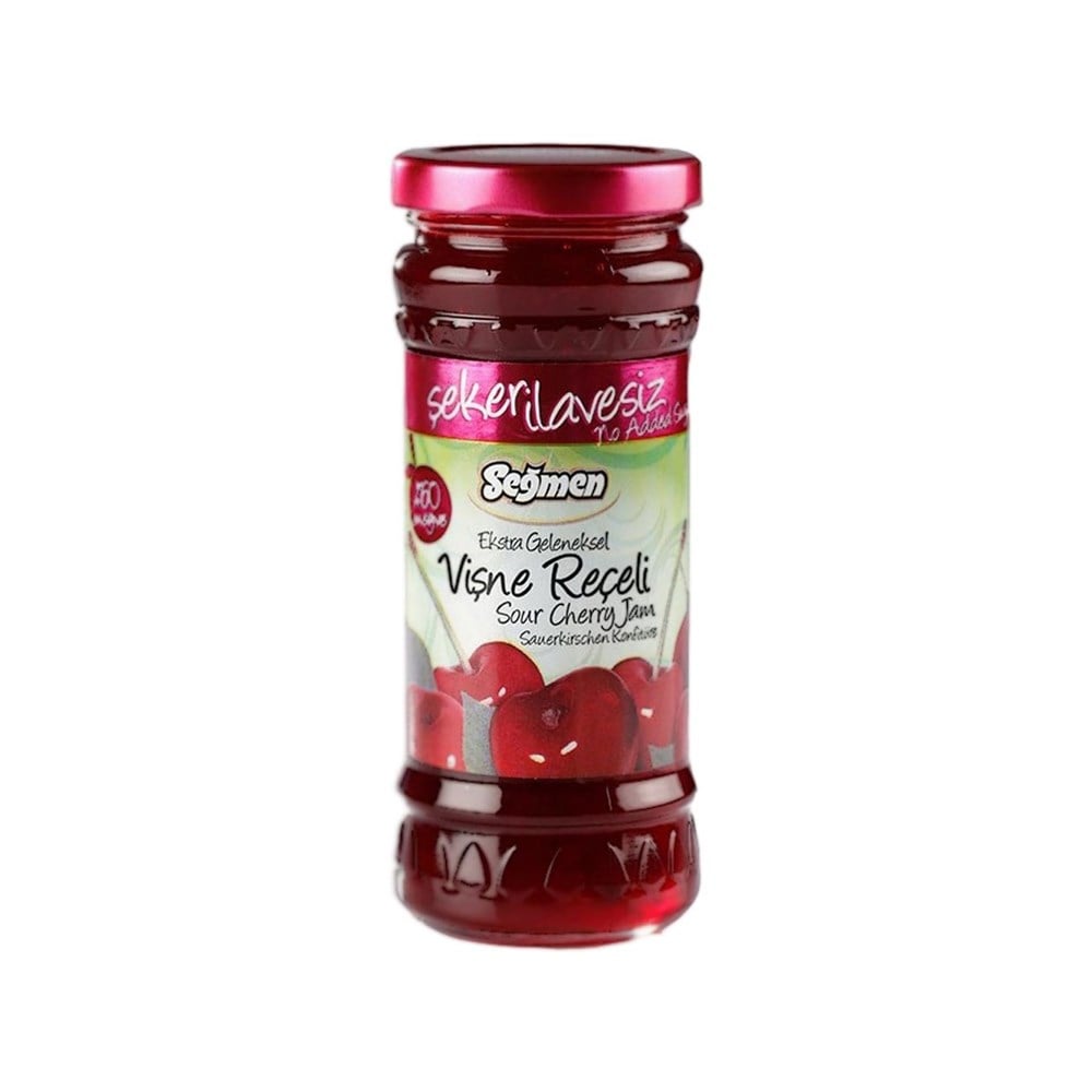 Seğmen Şekersiz Vişne Reçeli 270 gr