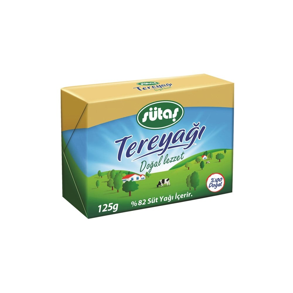 Sütaş Pastörize Tereyağı 125 Gr