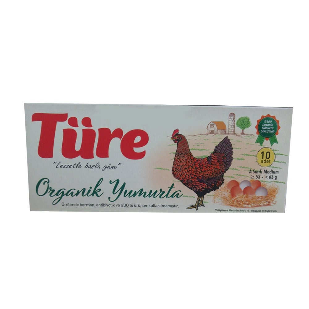 Türe Organik Yumurta 10'lu