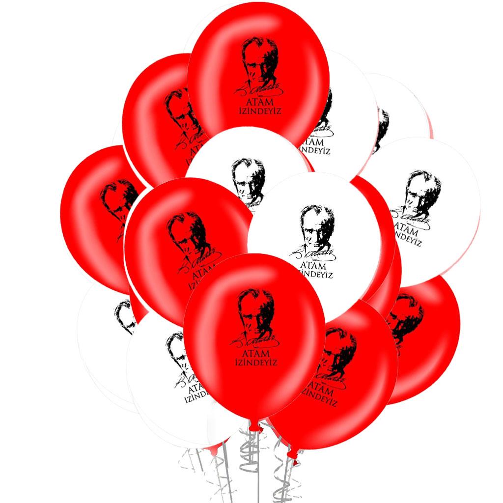 KBK Market Atam İzindeyiz Baskılı Balon 25 Adet