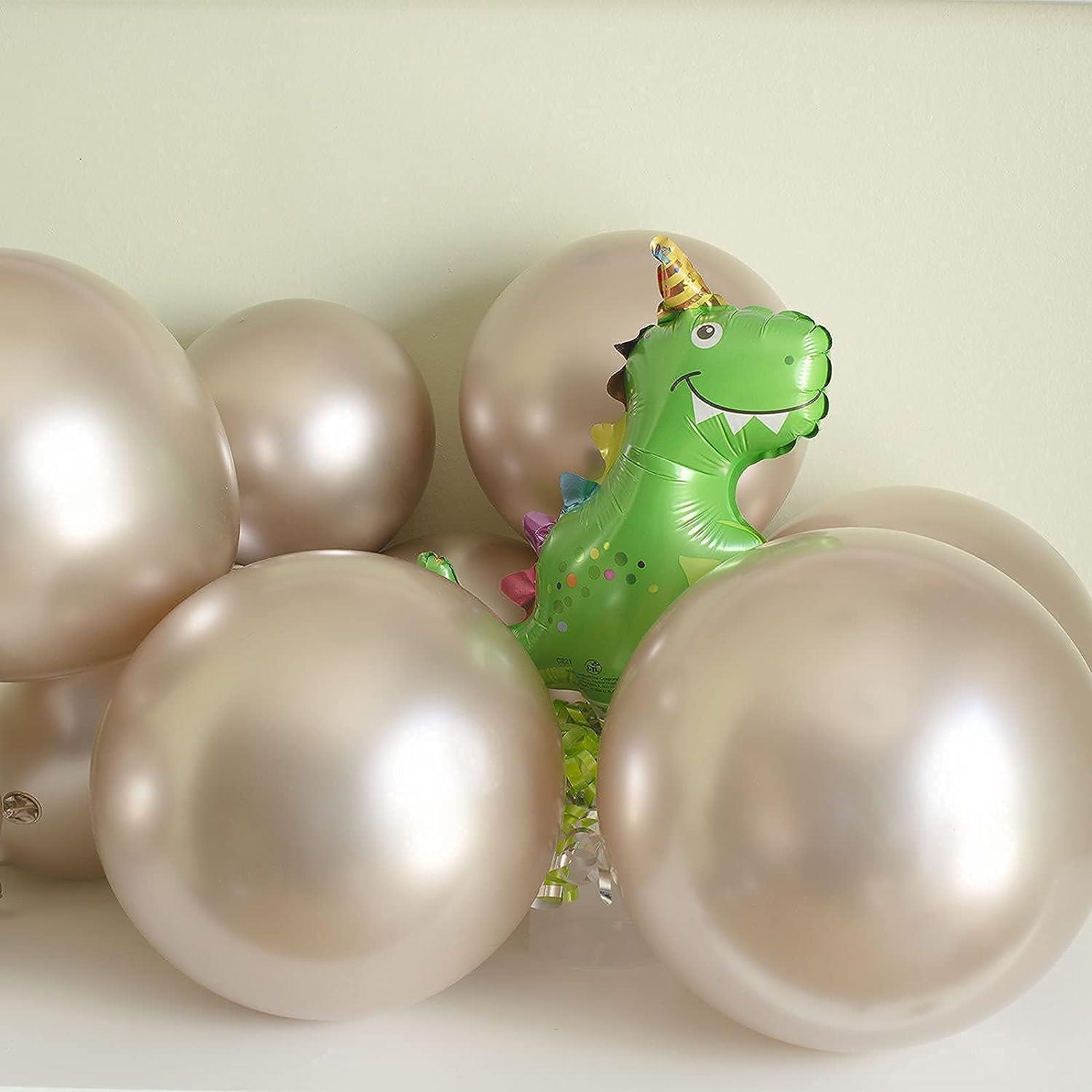 KBK Market Beyaz Altın Krom Balon 10 Adet 