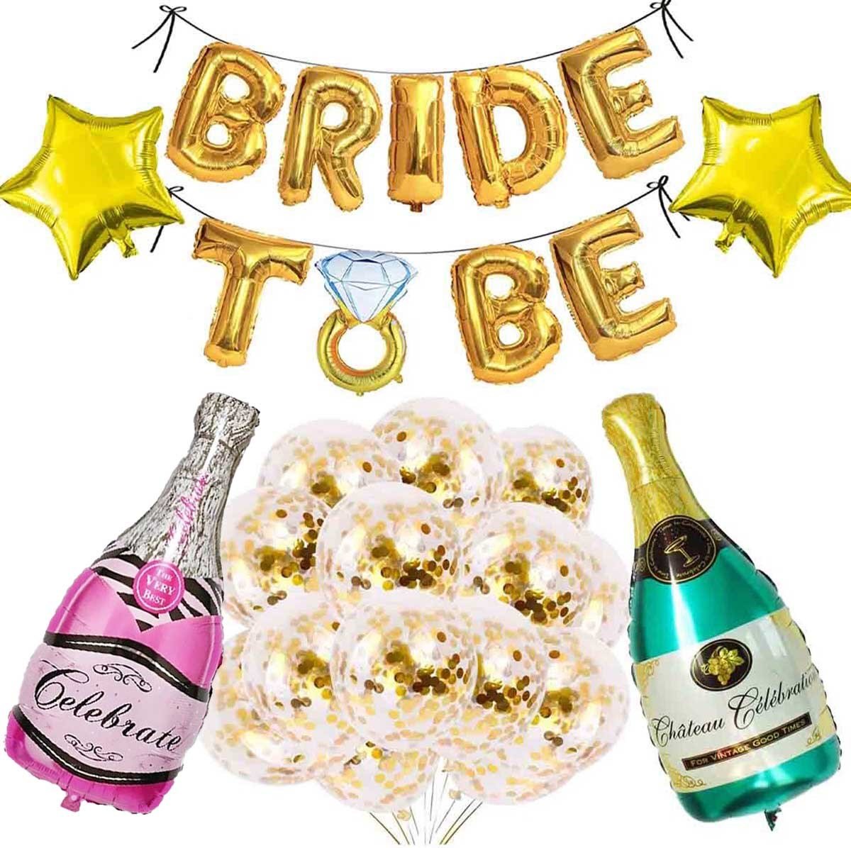 KBK Market Bride To Be Altın Folyo Balon Seti