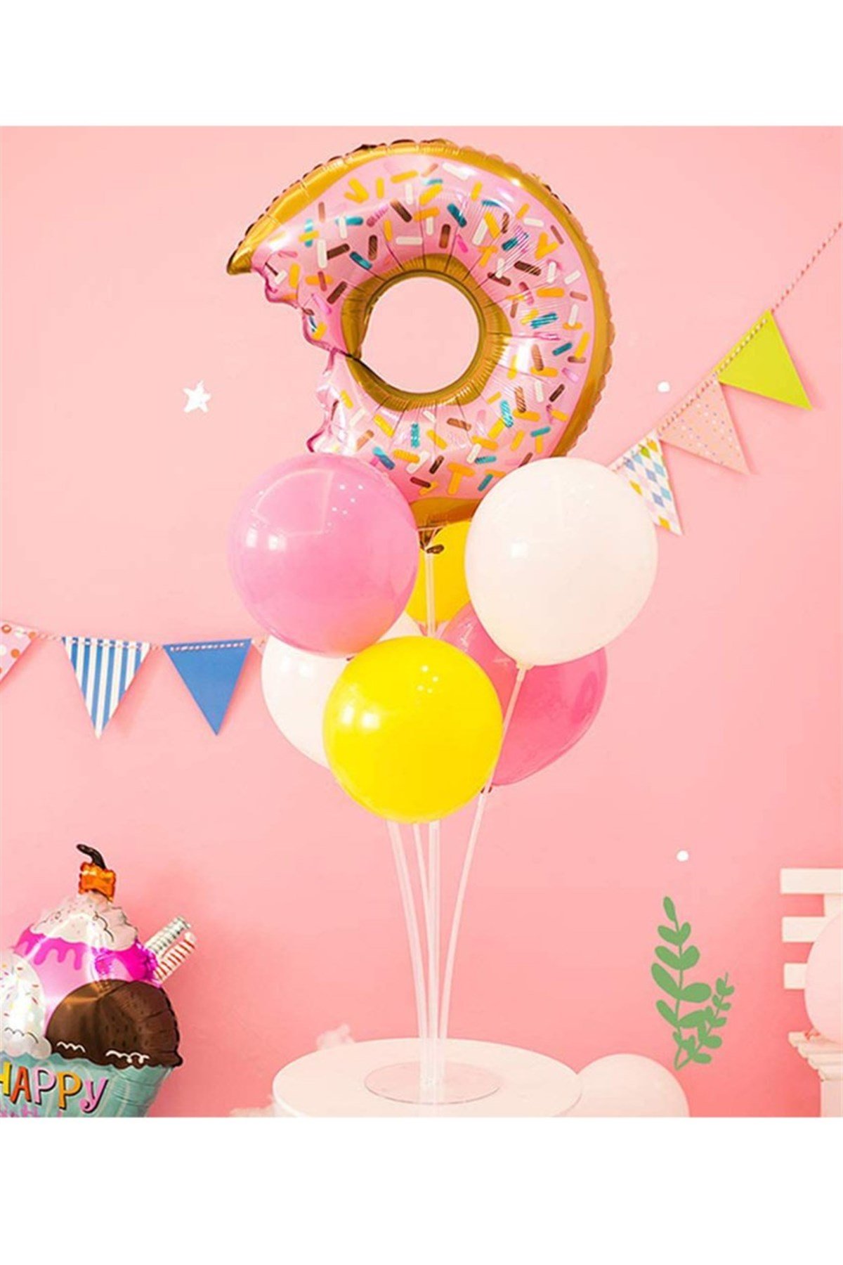 KBK Market Donut Balon Standı