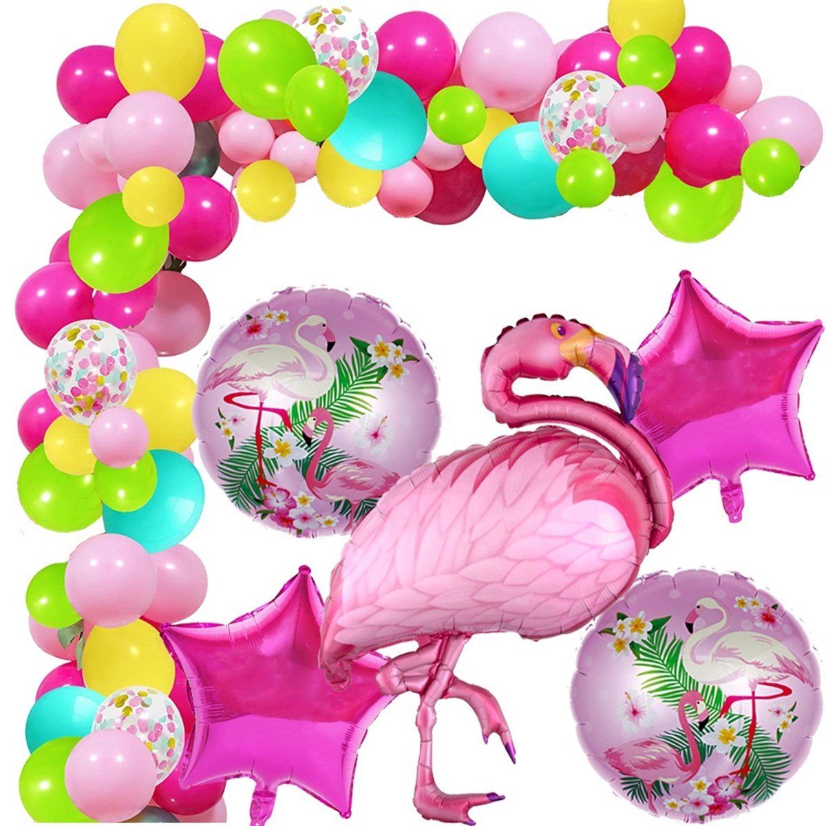KBK Market Flamingo Balon Zincir Seti