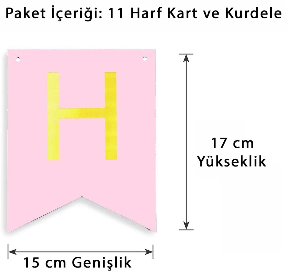 KBK Market İyiki Doğdun İpli Uzar Süs Siyah