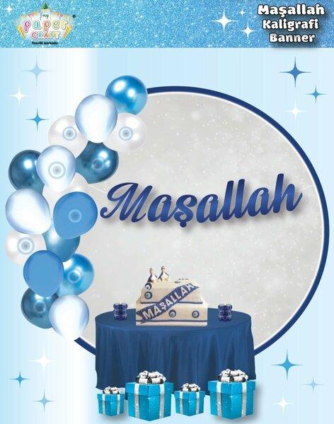 KBK Market Kaligrafi Banner Maşallah