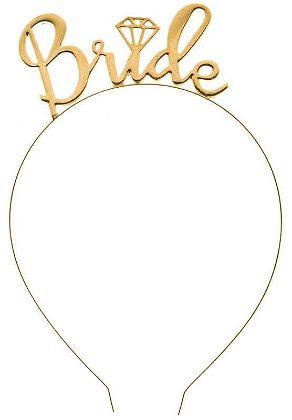 KBK Market Kaliteli Metal Bride To Be Taç Rose Gold