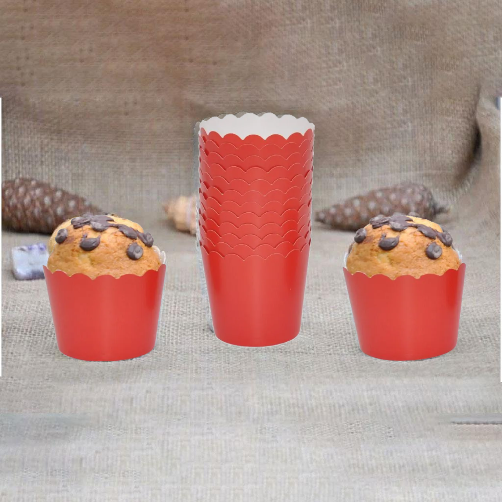 KBK Market Kırmızı Cupcake Kağıdı 25 Adet