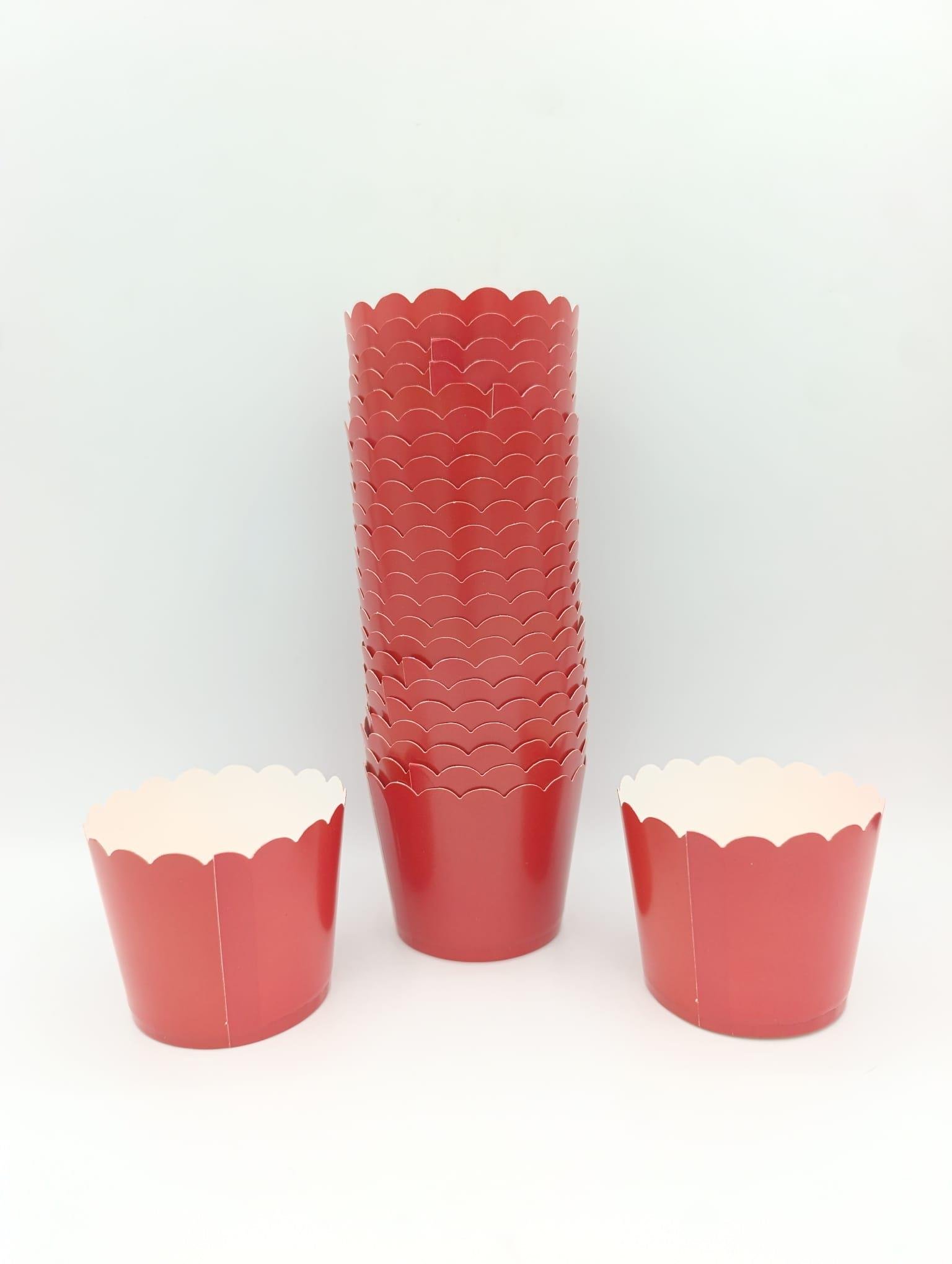 KBK Market Kırmızı Cupcake Kağıdı 25 Adet