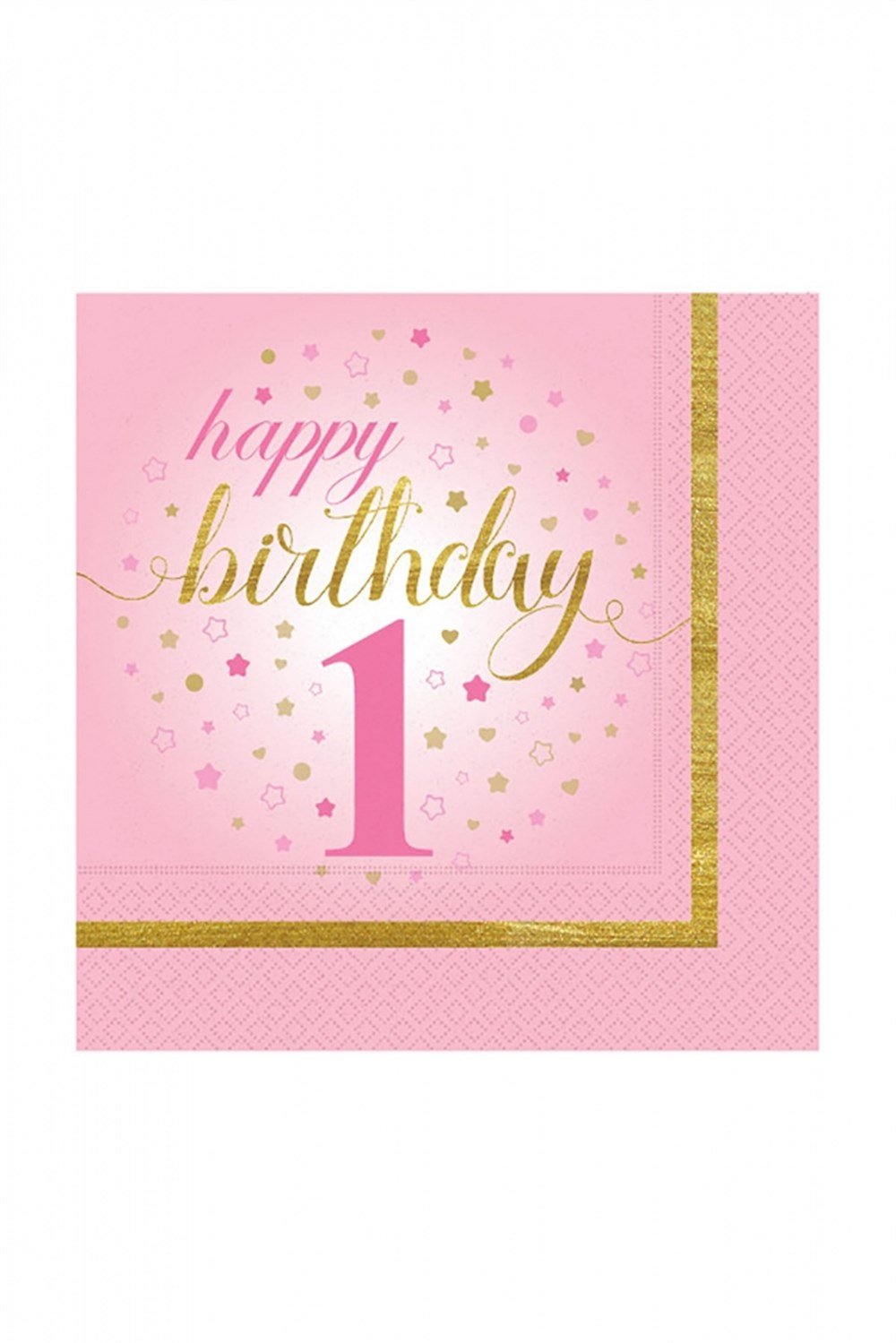 KBK Market Kız 1 Yaş Peçete Pembe