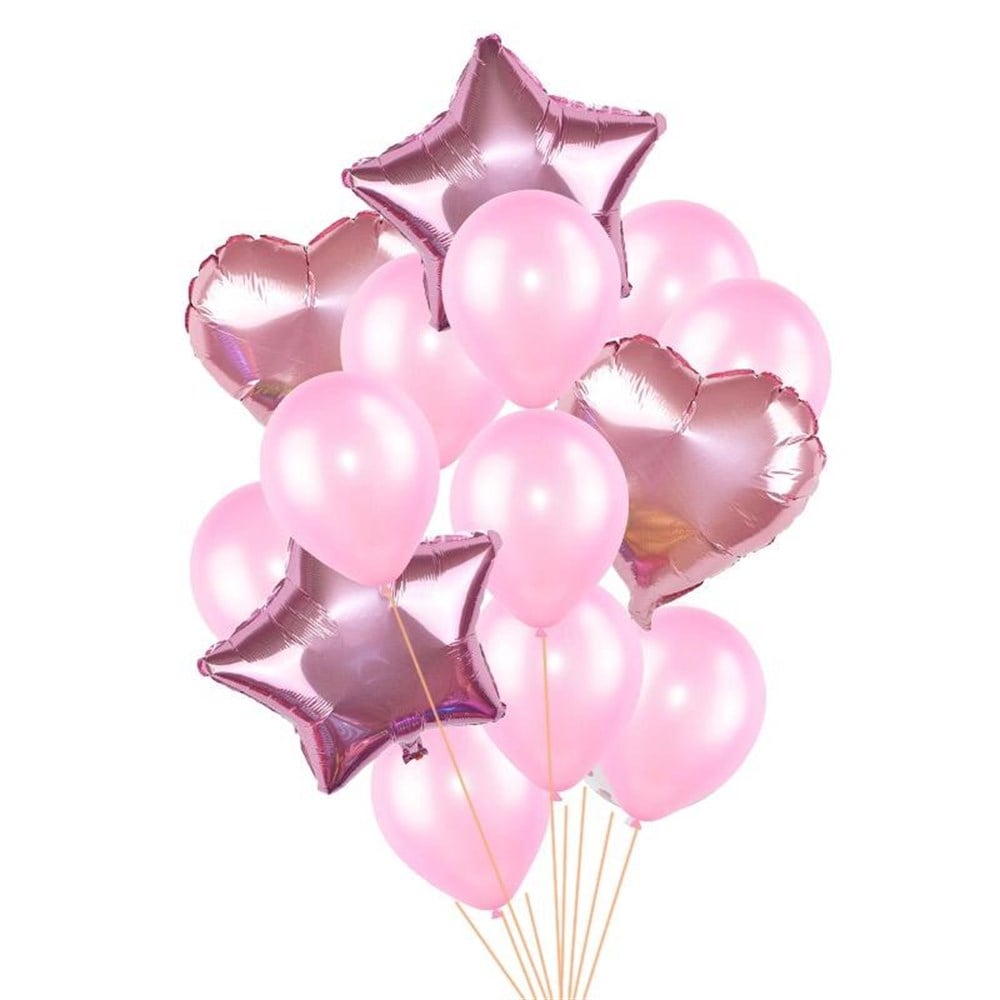 KBK Market Lateks ve Folyo Balon Seti Pembe
