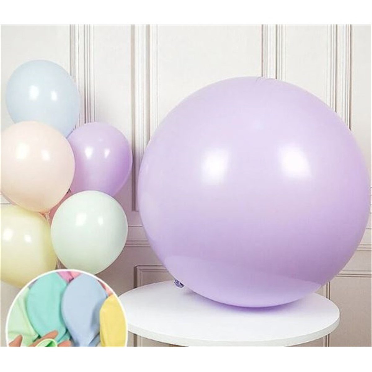 KBK Market Lila Jumbo Makaron Balon 