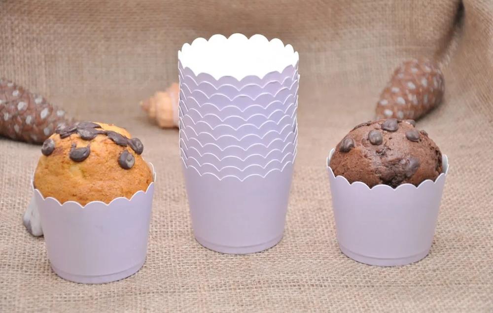 KBK Market Makaron Lila Cupcake Kağıdı 25 Adet