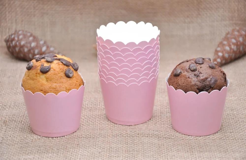 KBK Market Makaron Pembe Cupcake Kağıdı 25 Adet