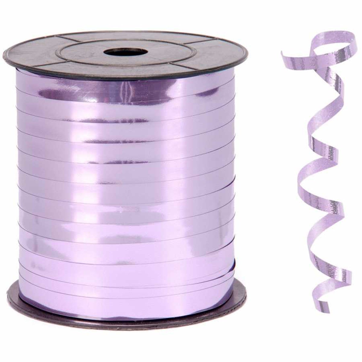 KBK Market Metalize 200 Metre Rafya- Balon İpi- Parti Süsleme İpi Mor