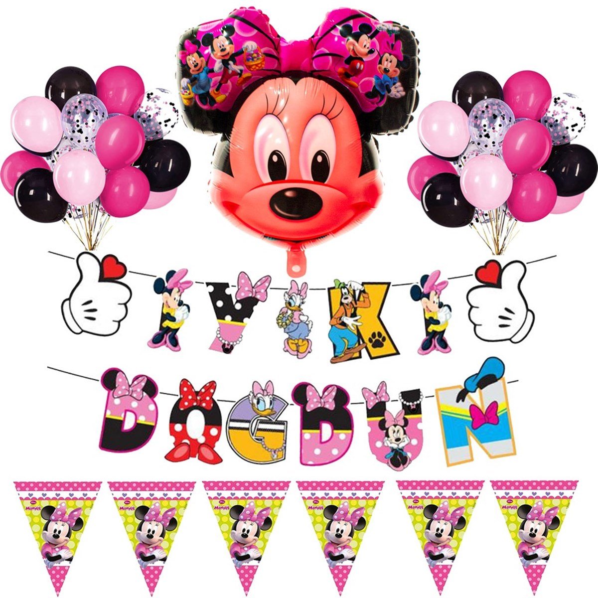 KBK Market Minnie Mouse Balon  Seti