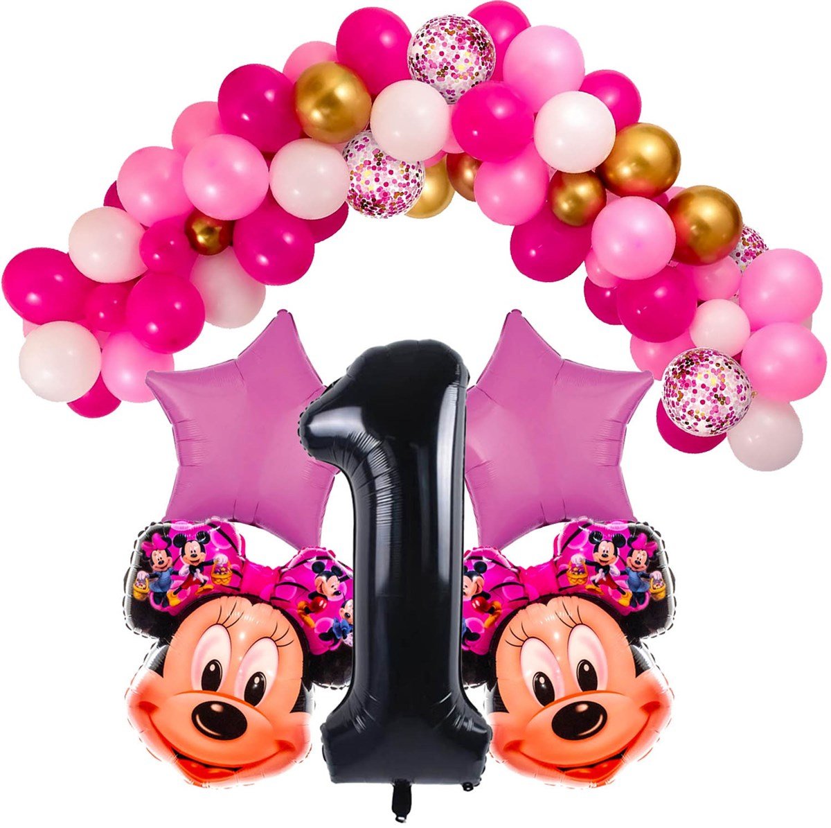 KBK Market Minnie Mouse Doğum Günü Seti