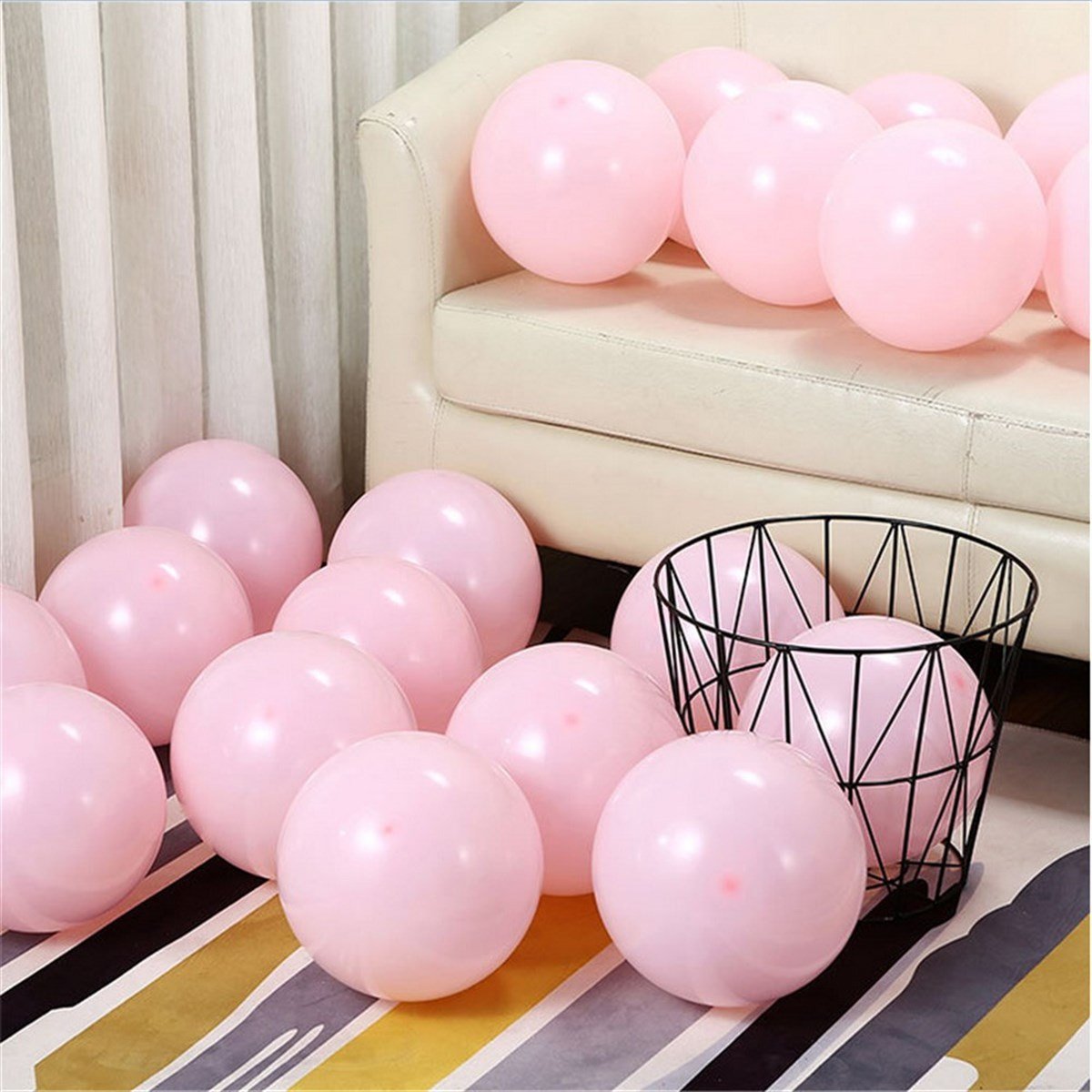 KBK Market Pembe Makaron Balon (soft balon) 10 Adet