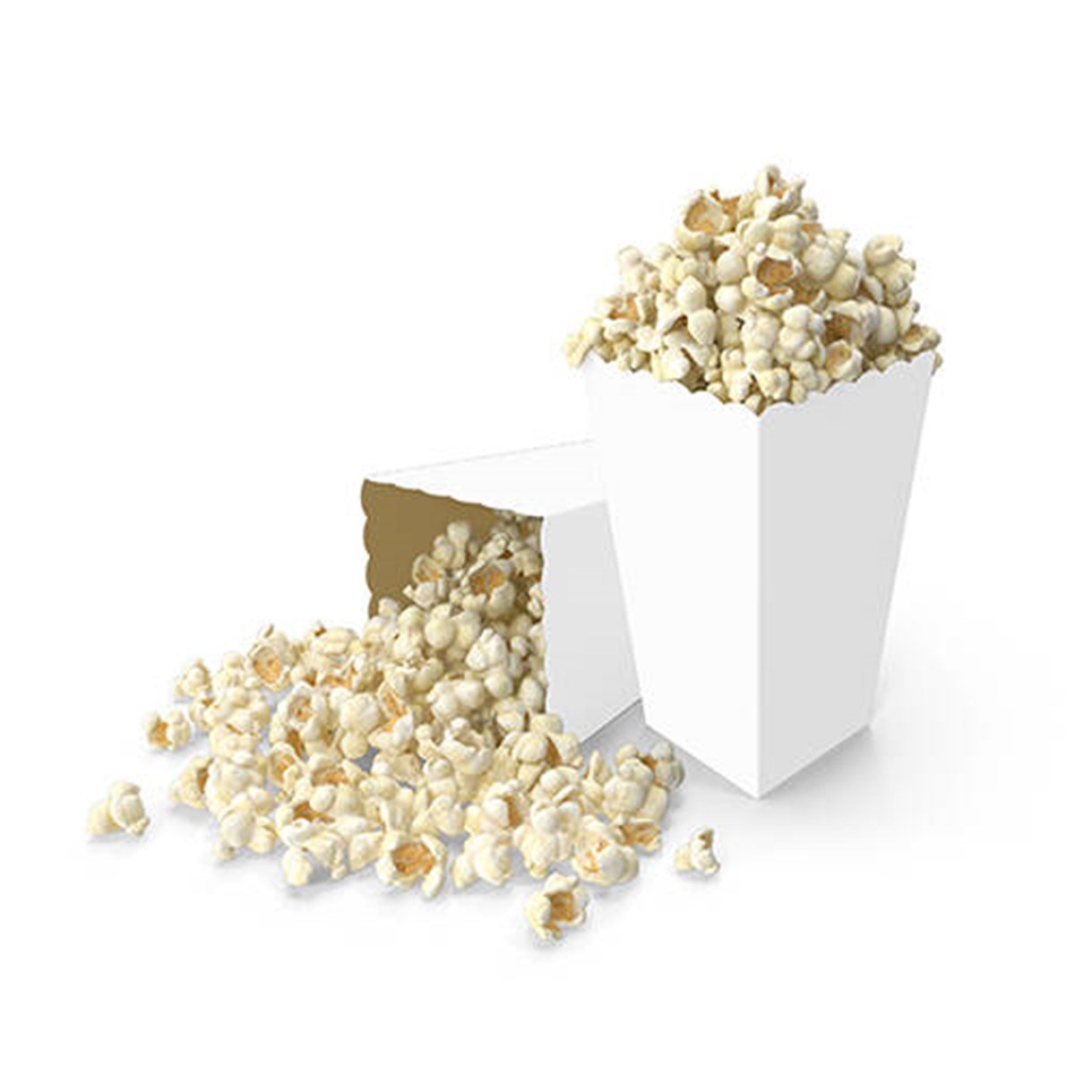 KBK Market Popcorn- Mısır Kutusu Beyaz
