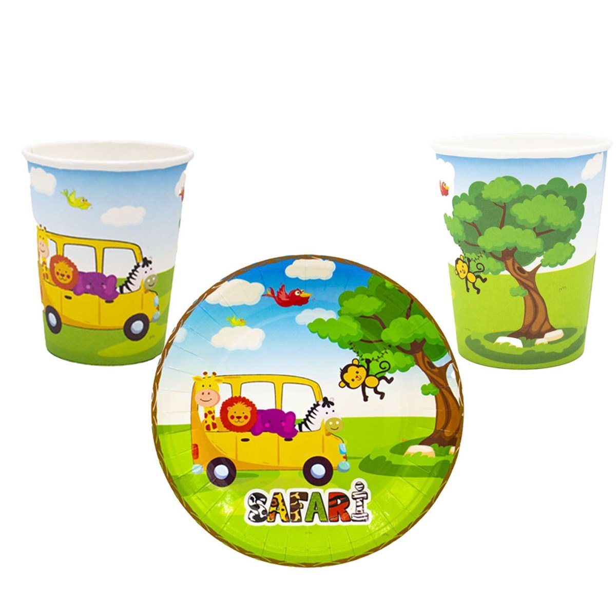 KBK Market Safari Tabak Bardak 8 Adet